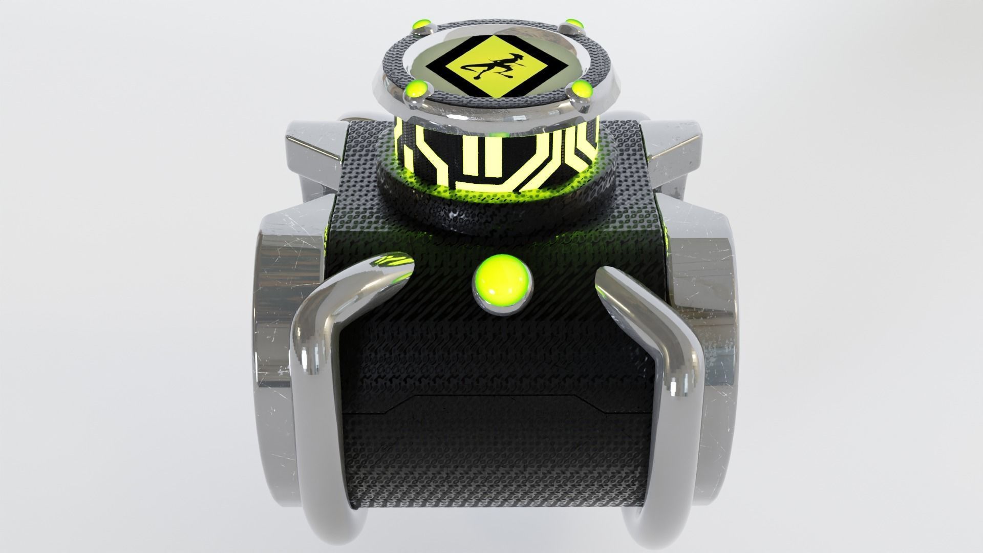 Ben 10 Omnitrix Watch Animated 3D model_5