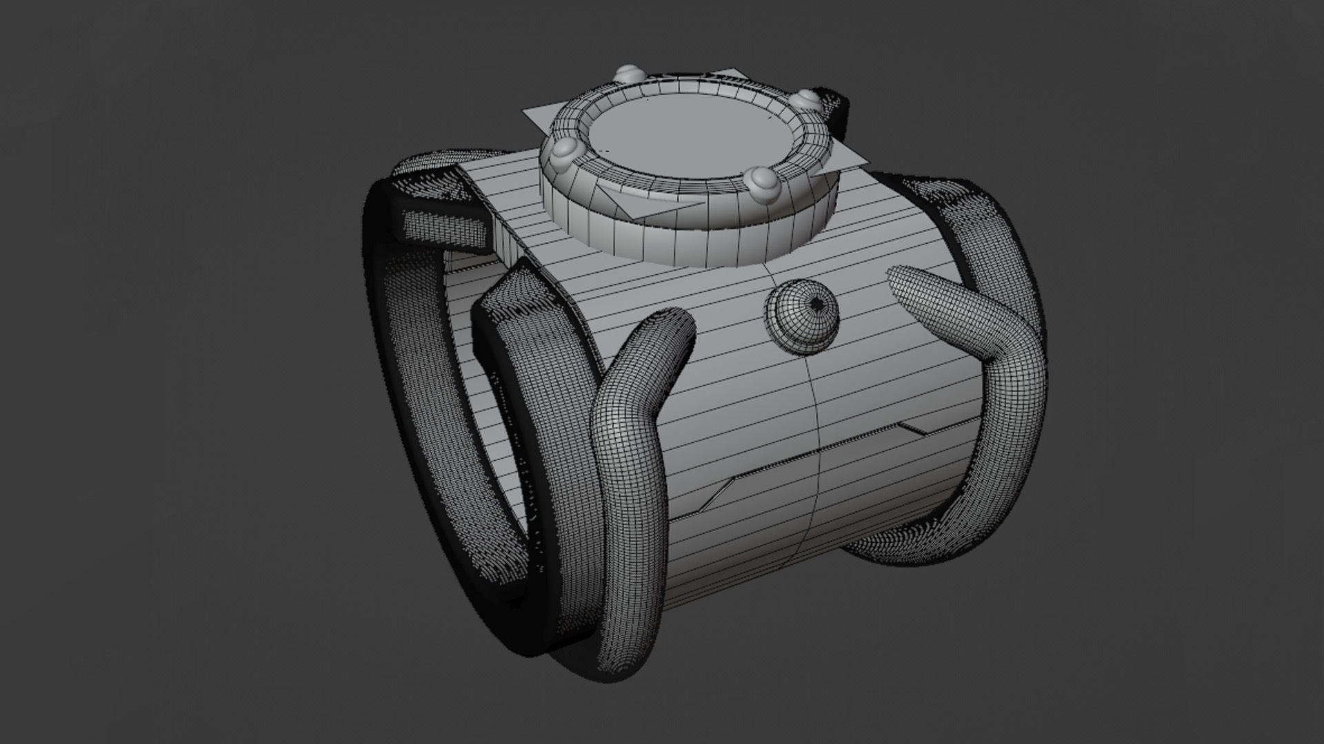 Ben 10 Omnitrix Watch Animated 3D model_7