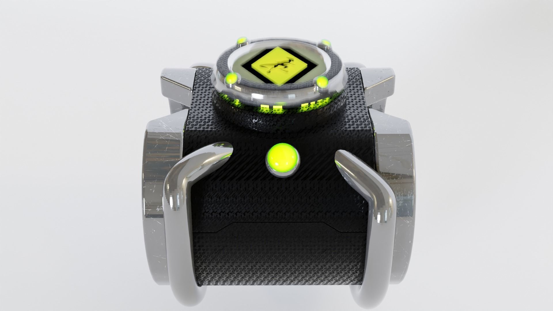 Ben 10 Omnitrix Watch Animated 3D model_6