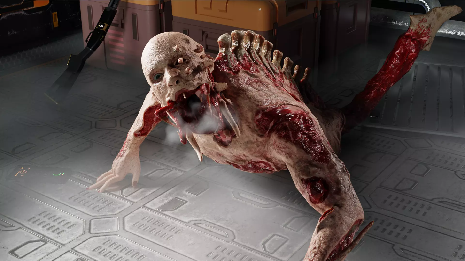 Dead Space Leaper Low-poly 3D model_0