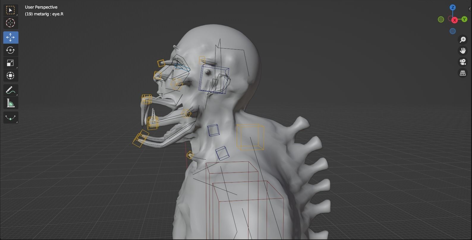 Dead Space Leaper Low-poly 3D model_40