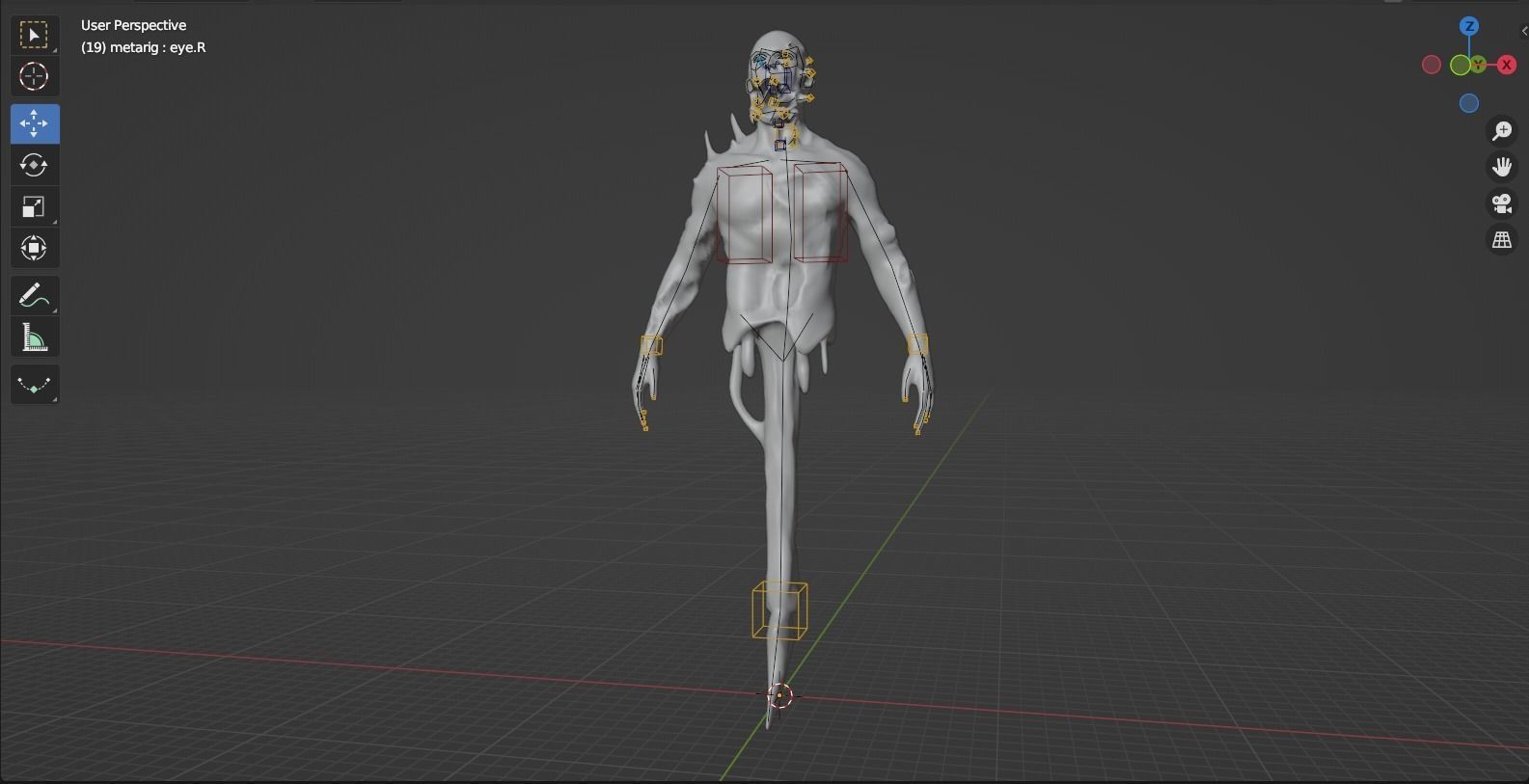 Dead Space Leaper Low-poly 3D model_41