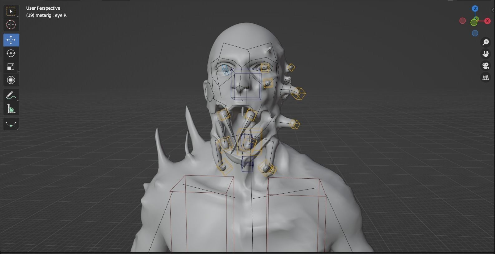Dead Space Leaper Low-poly 3D model_39