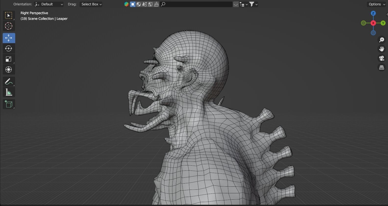 Dead Space Leaper Low-poly 3D model_30