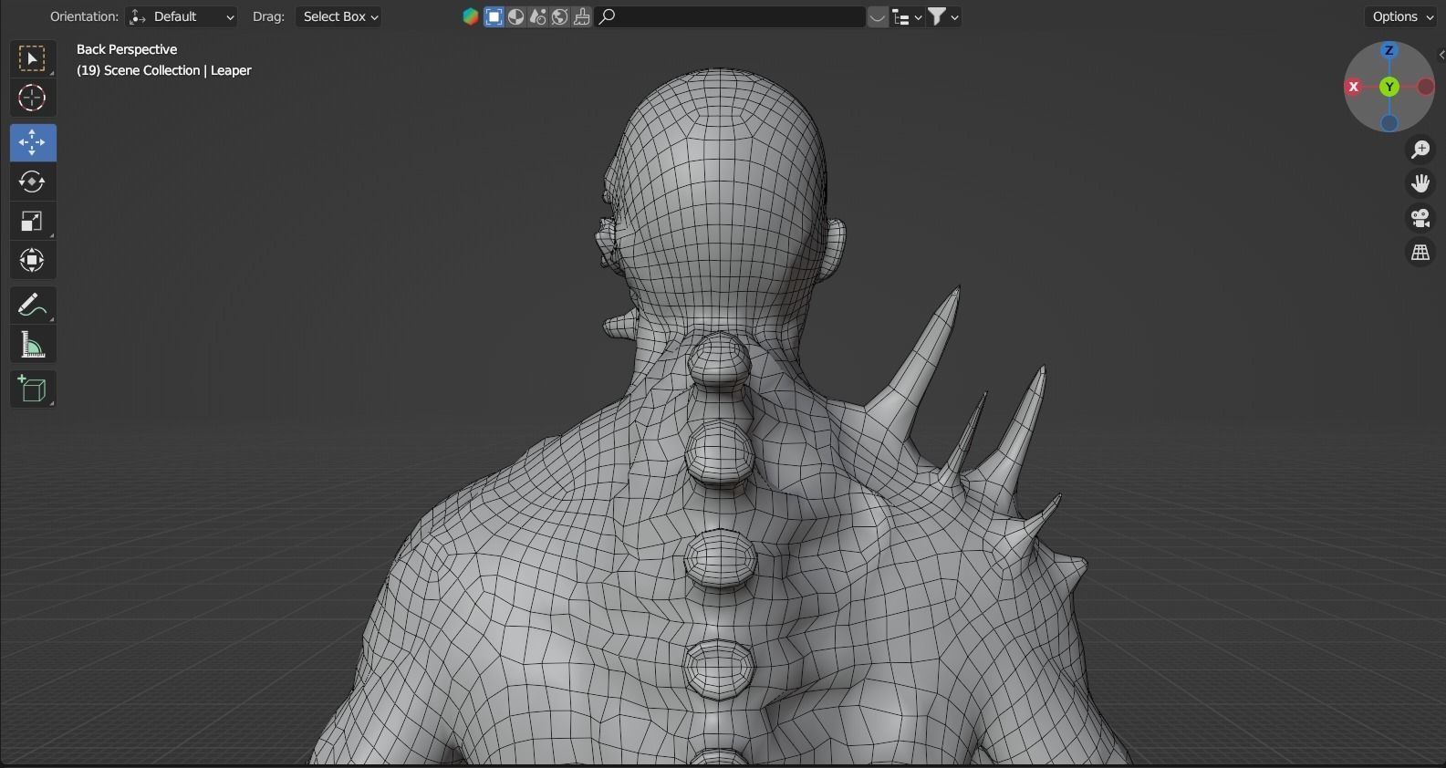 Dead Space Leaper Low-poly 3D model_34