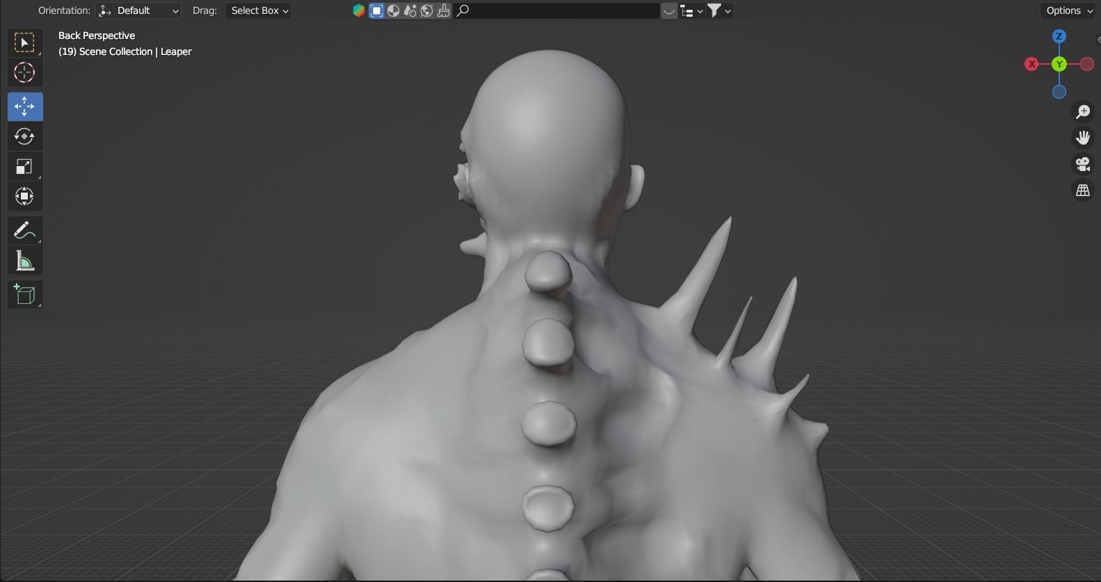 Dead Space Leaper Low-poly 3D model_33