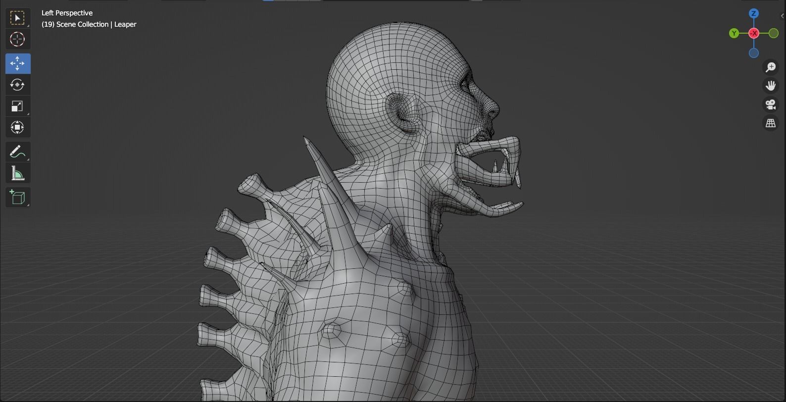 Dead Space Leaper Low-poly 3D model_38