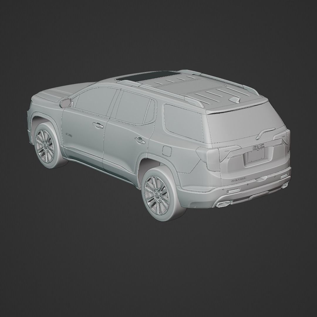 GMC Acadia AT4 2020 Low-poly 3D model_6