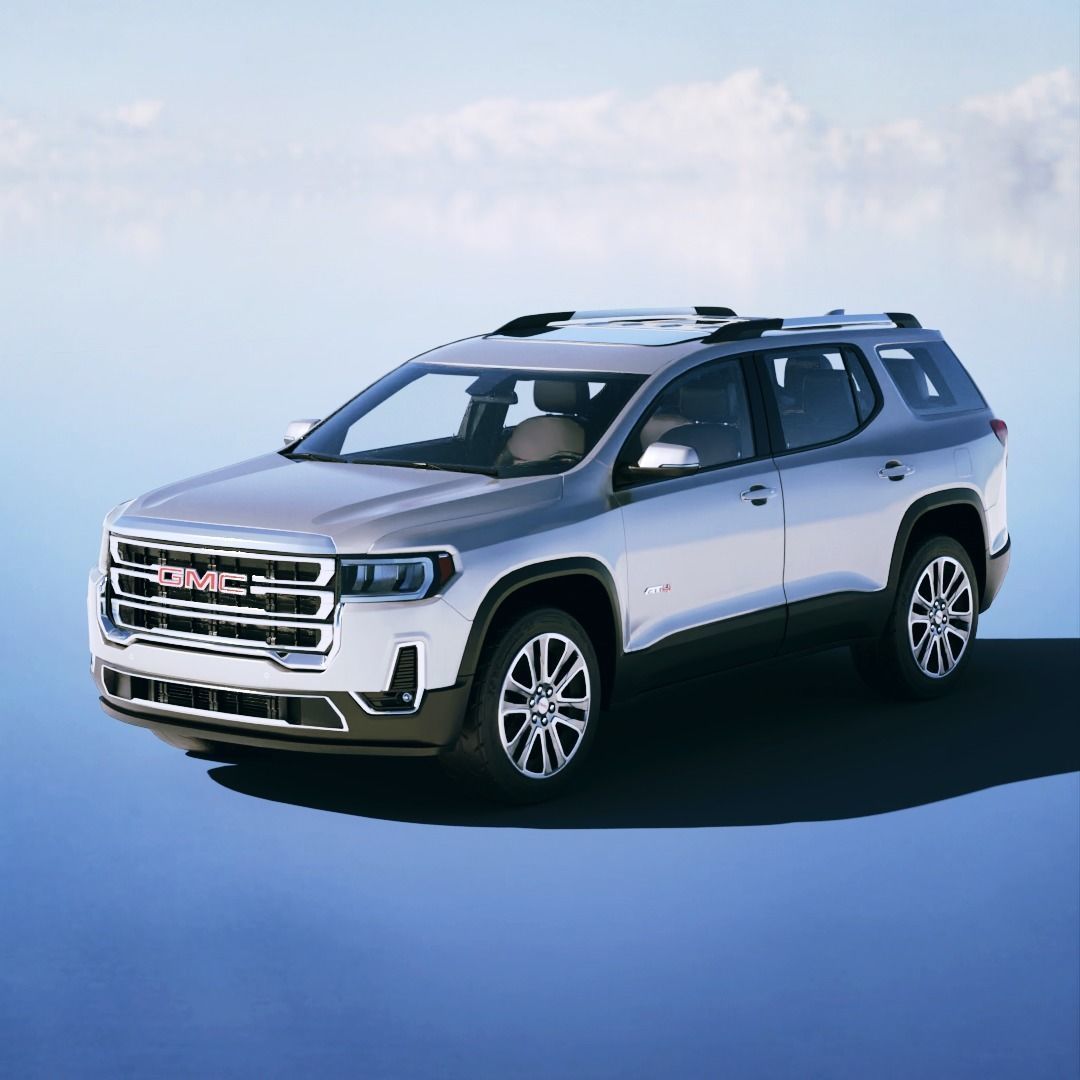GMC Acadia AT4 2020 Low-poly 3D model_3