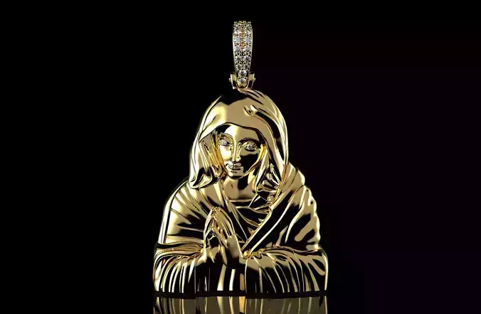 Gold N1003 Virgin Mary