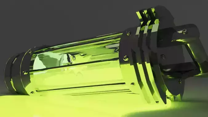 Ooze broken canister radioactive mutagen  3D model