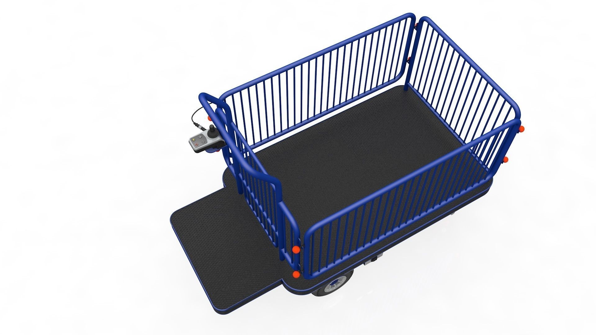 Market Trolley Transport Platform 3D model_20