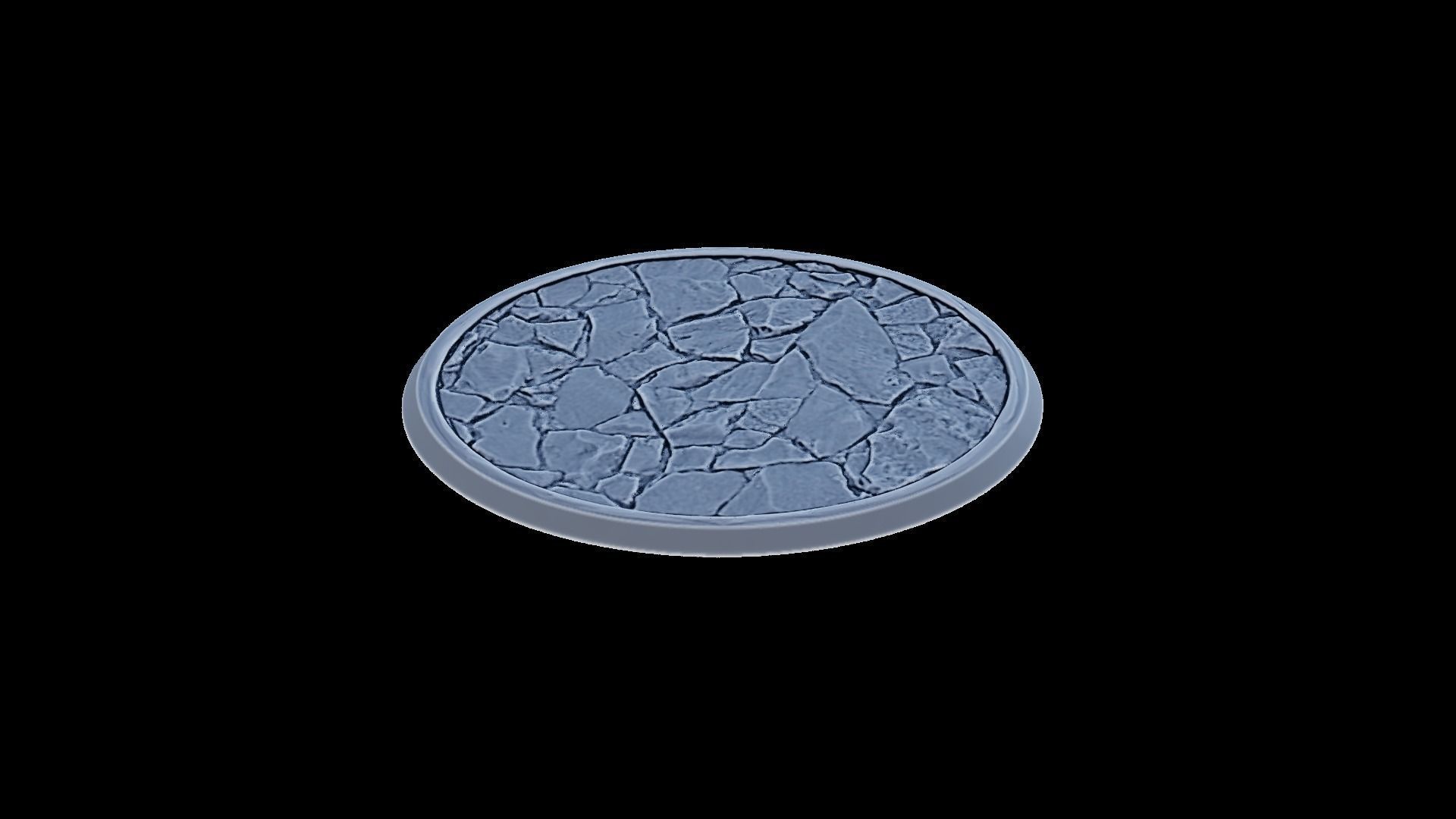 3D print cracked road bases 3D print model_5