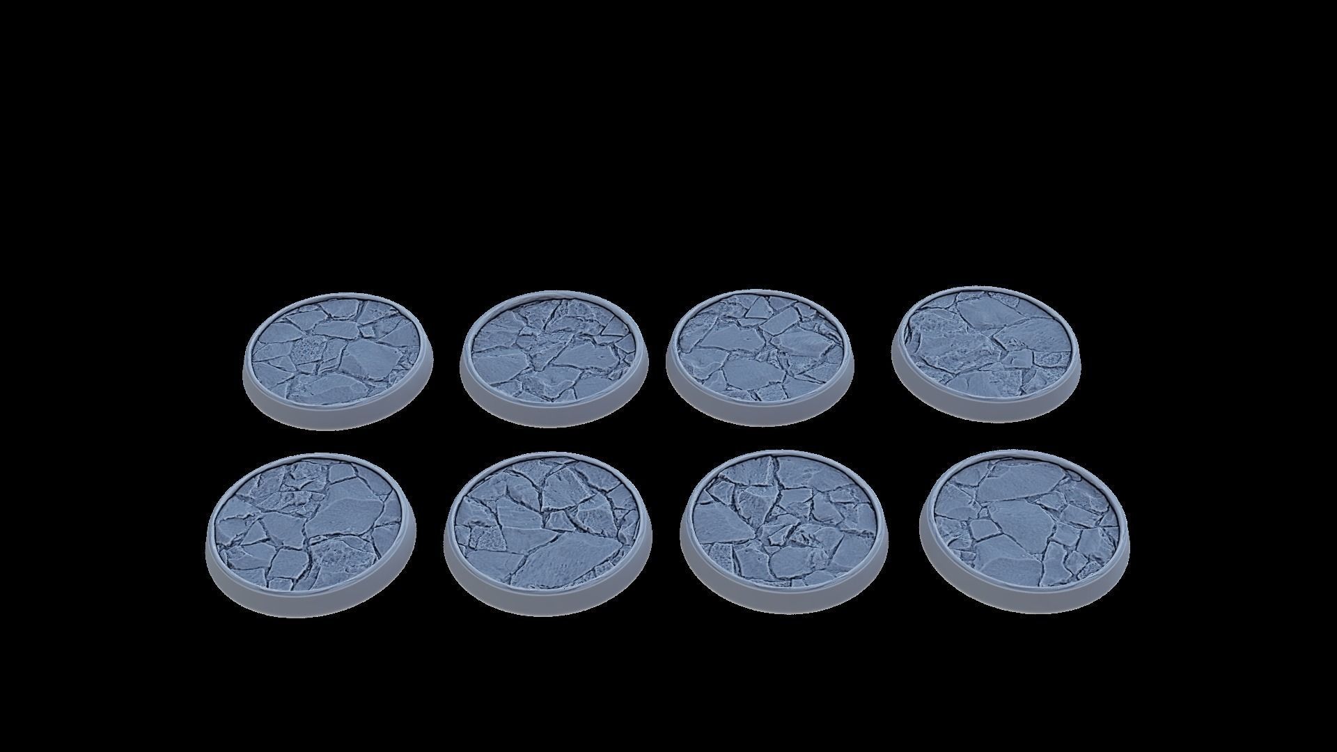 3D print cracked road bases 3D print model_2