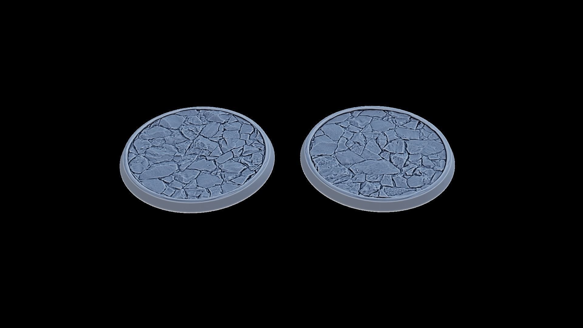 3D print cracked road bases 3D print model_4