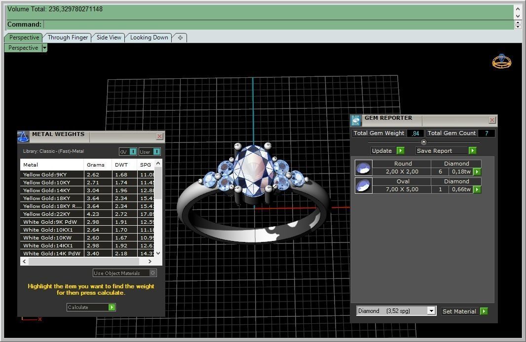 Ring fantasy 98 3D print model_12