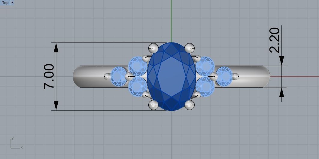 Ring fantasy 98 3D print model_14