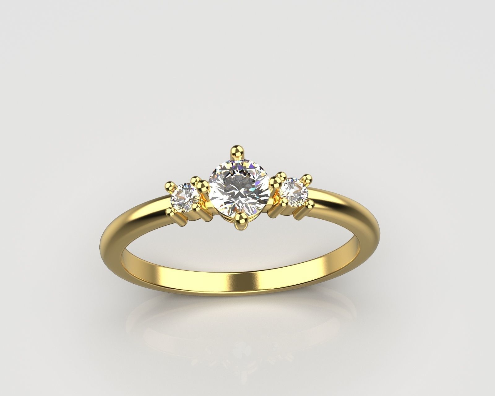 Ring zirconia 82 3D print model_3