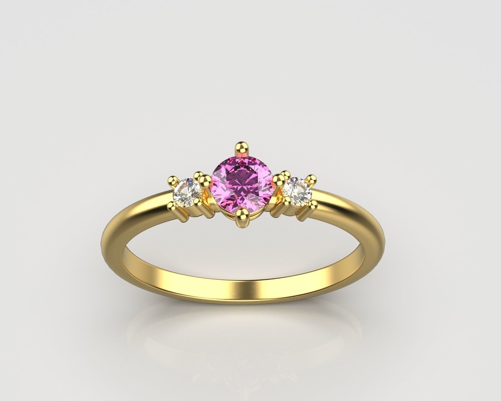 Ring zirconia 82 3D print model_15