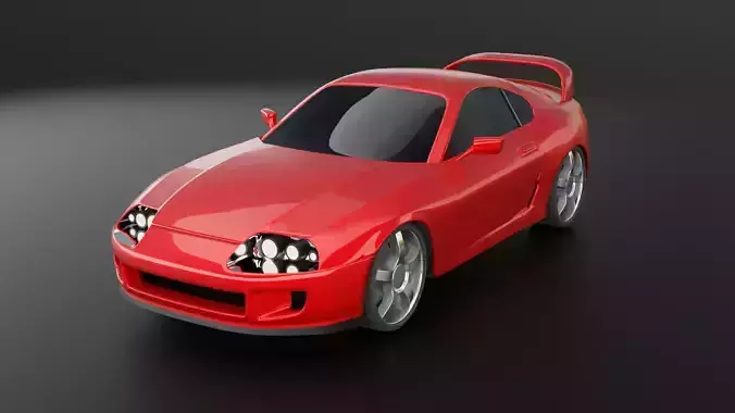 Toyota Supra mk4 Free 3D model