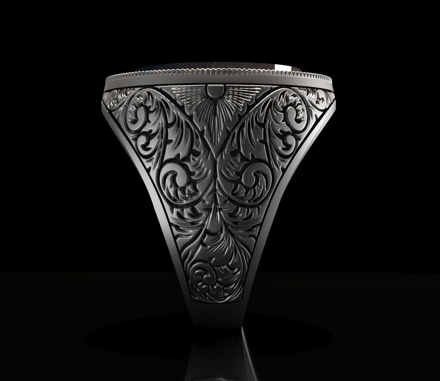 Mens Ring 3D print model_1