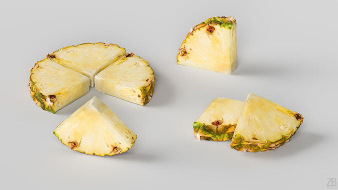 Pineapple 3D model 3