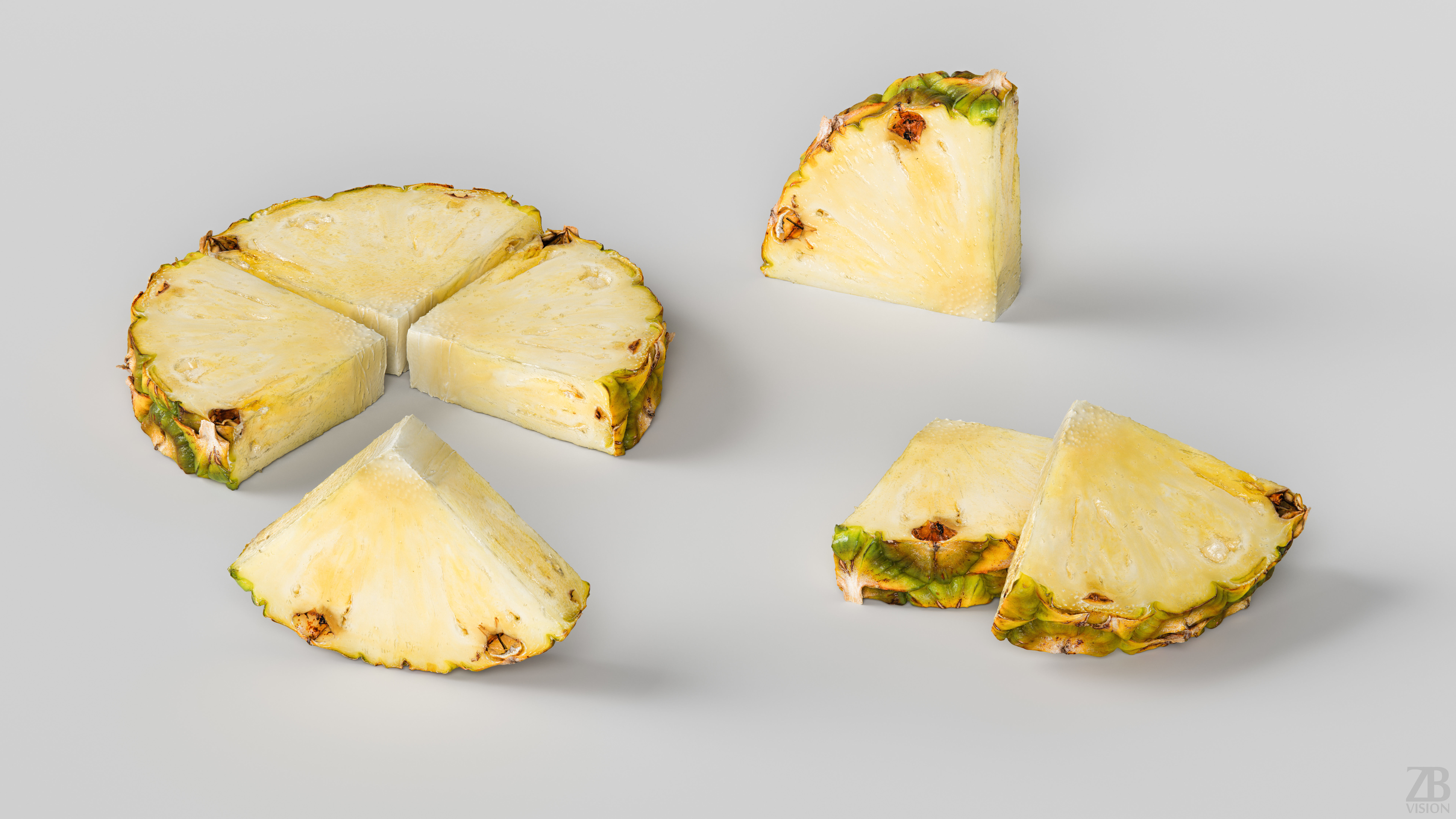 Pineapple 3D model_2