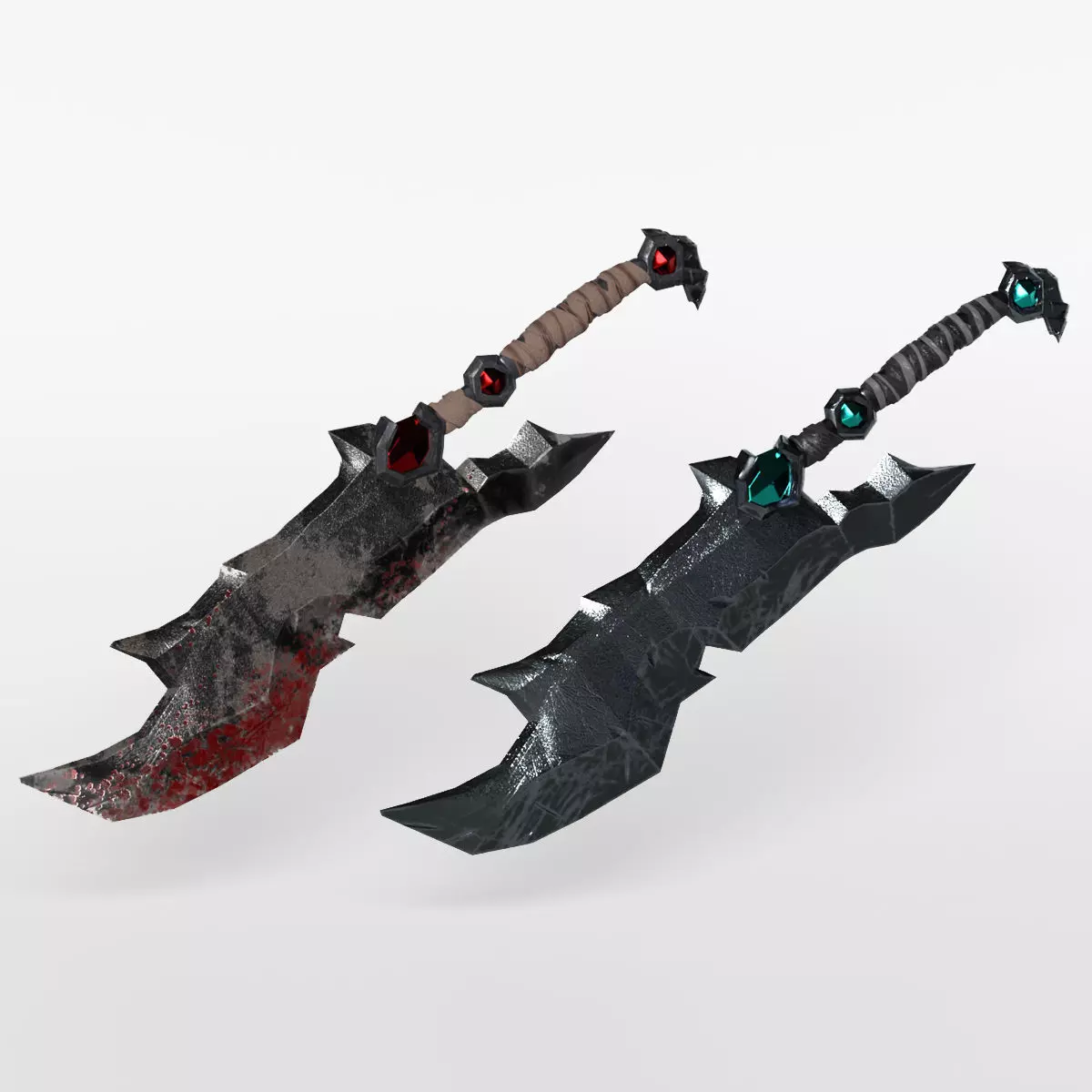 3D Tribal Blade Free low-poly 3D model