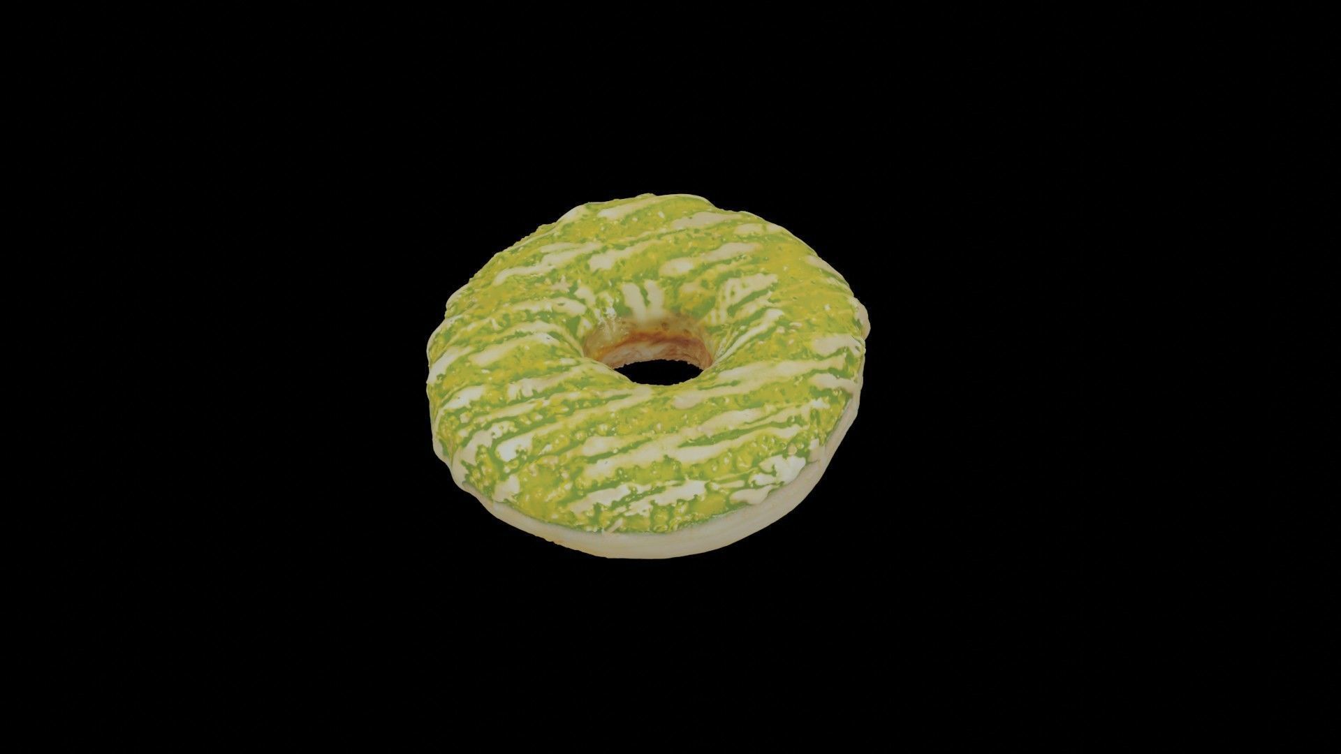 Scanned Donuts 5 flavors 1 high and 2 lowpoly versions Low-poly 3D model_101