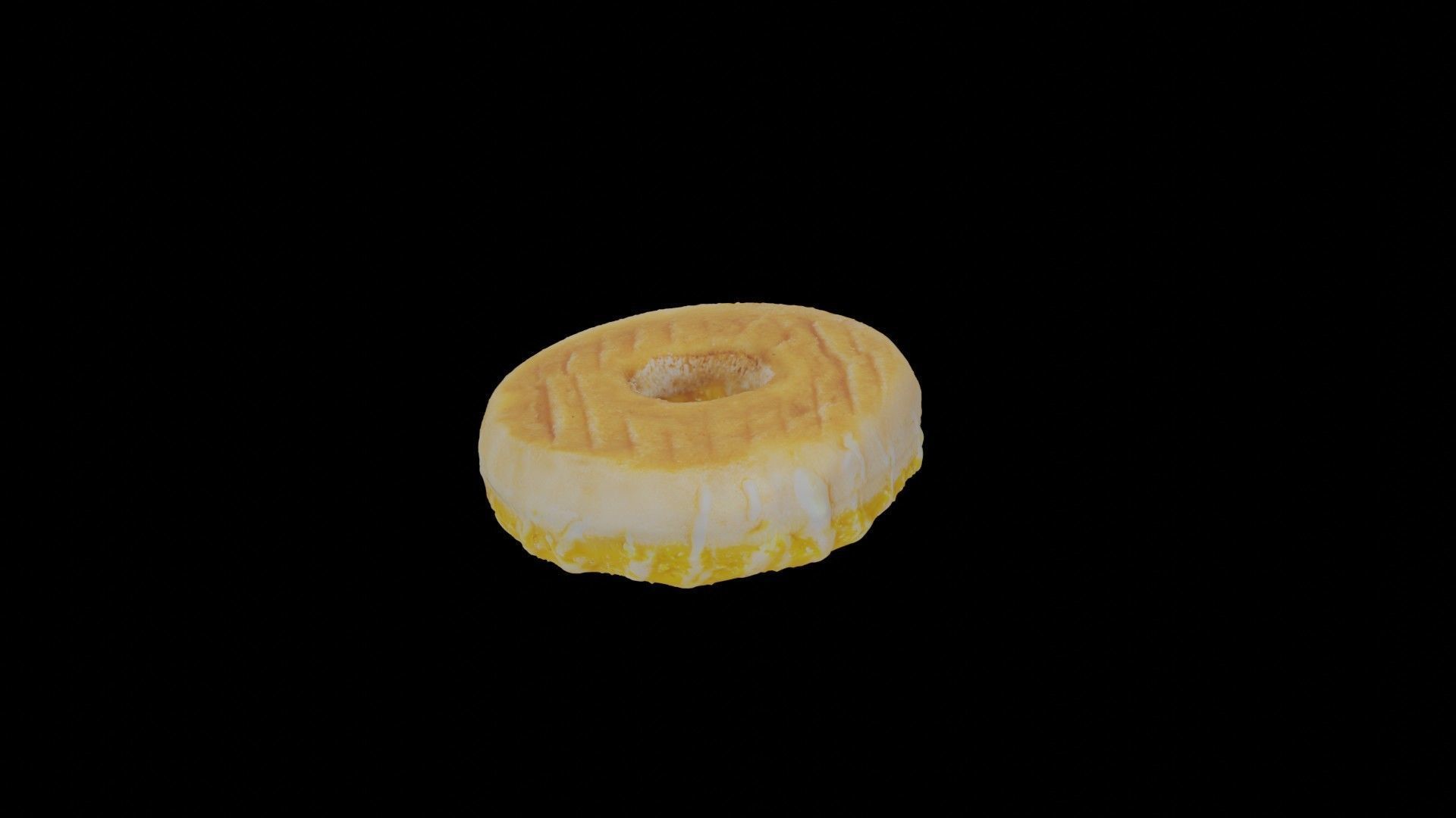 Scanned Donuts 5 flavors 1 high and 2 lowpoly versions Low-poly 3D model_35