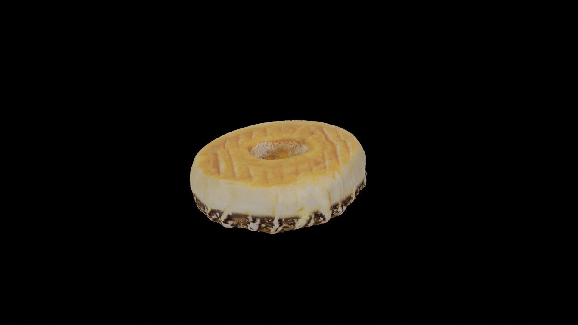 Scanned Donuts 5 flavors 1 high and 2 lowpoly versions Low-poly 3D model_83