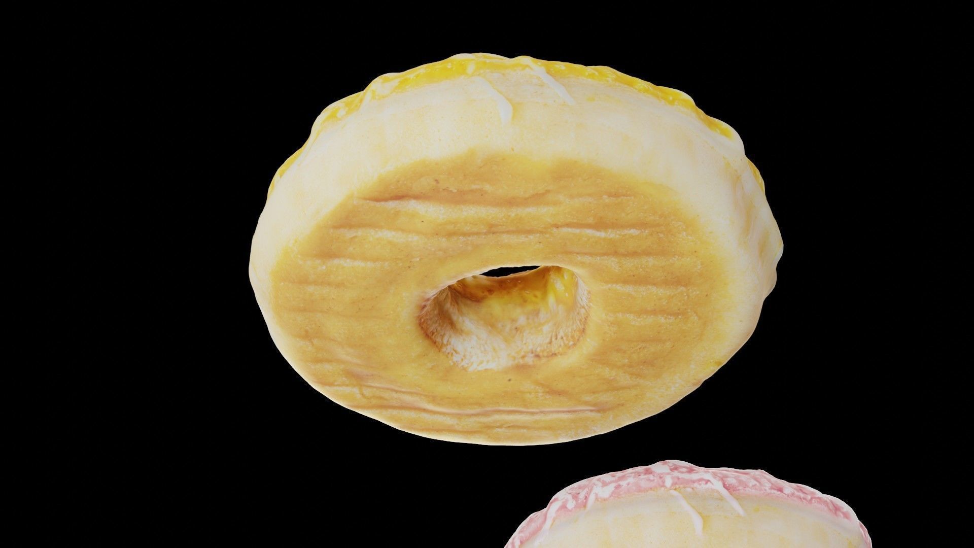 Scanned Donuts 5 flavors 1 high and 2 lowpoly versions Low-poly 3D model_23