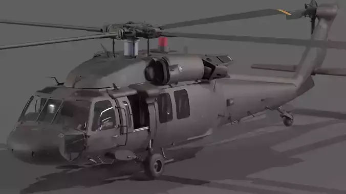 Sikorsky UH-60 Black Hawk 3D model