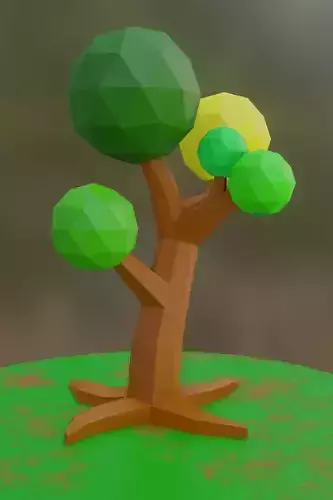 Tree 01 LowPoly 