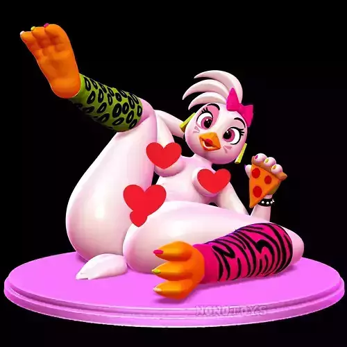 GlamRock Chica - NSFW 3D print model