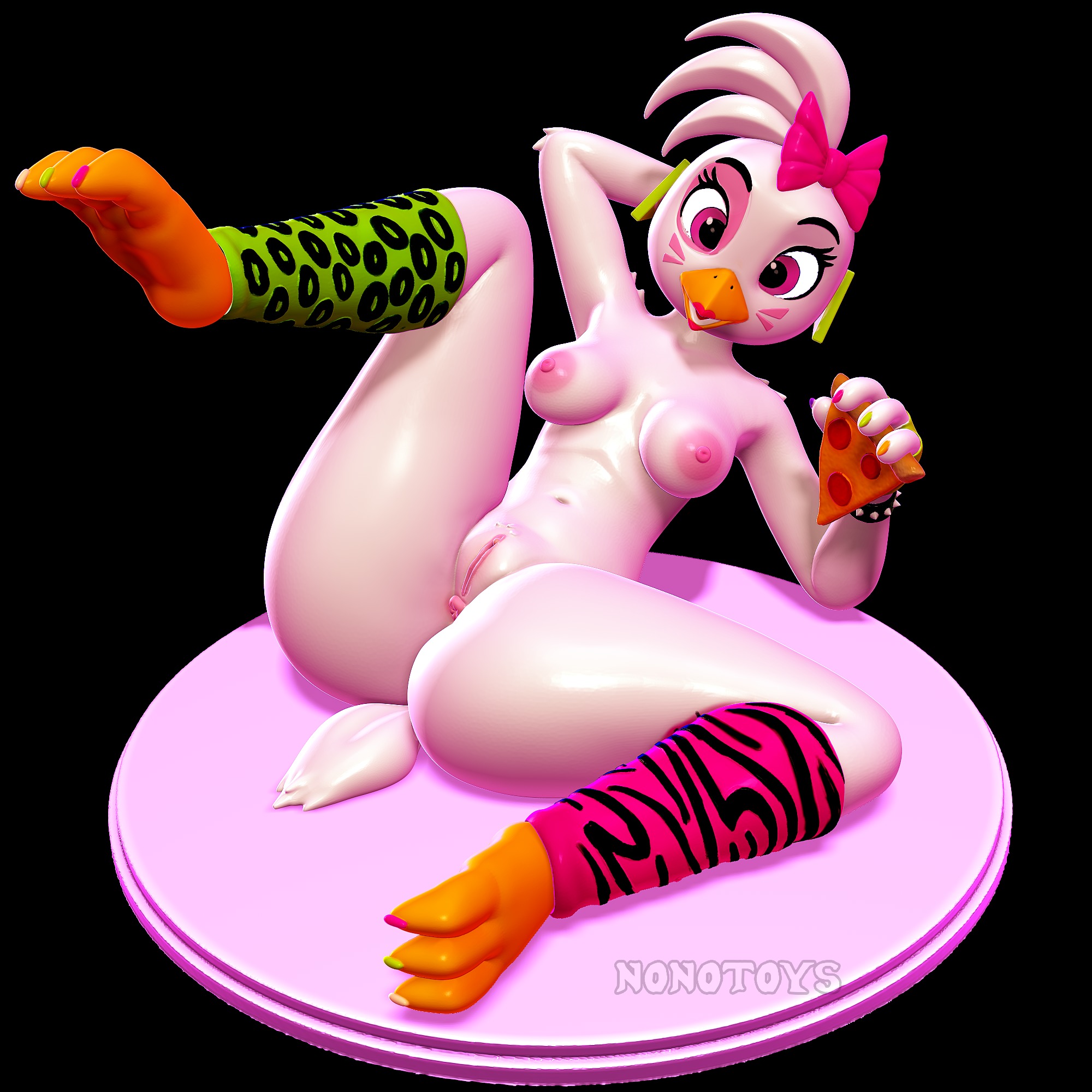 GlamRock Chica - NSFW 3D print model_6