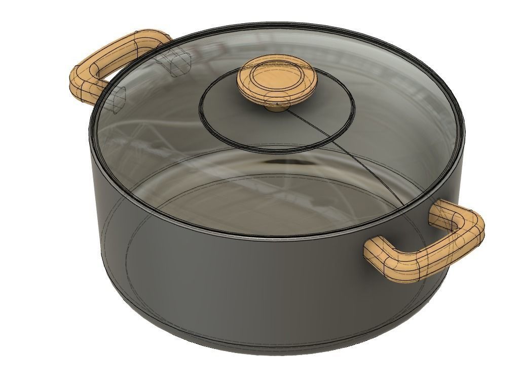cooking pot 3d model  3D model_5