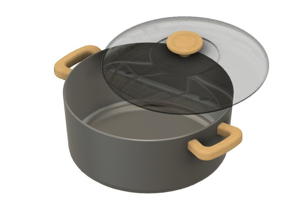 cooking pot 3d model  3D model_1