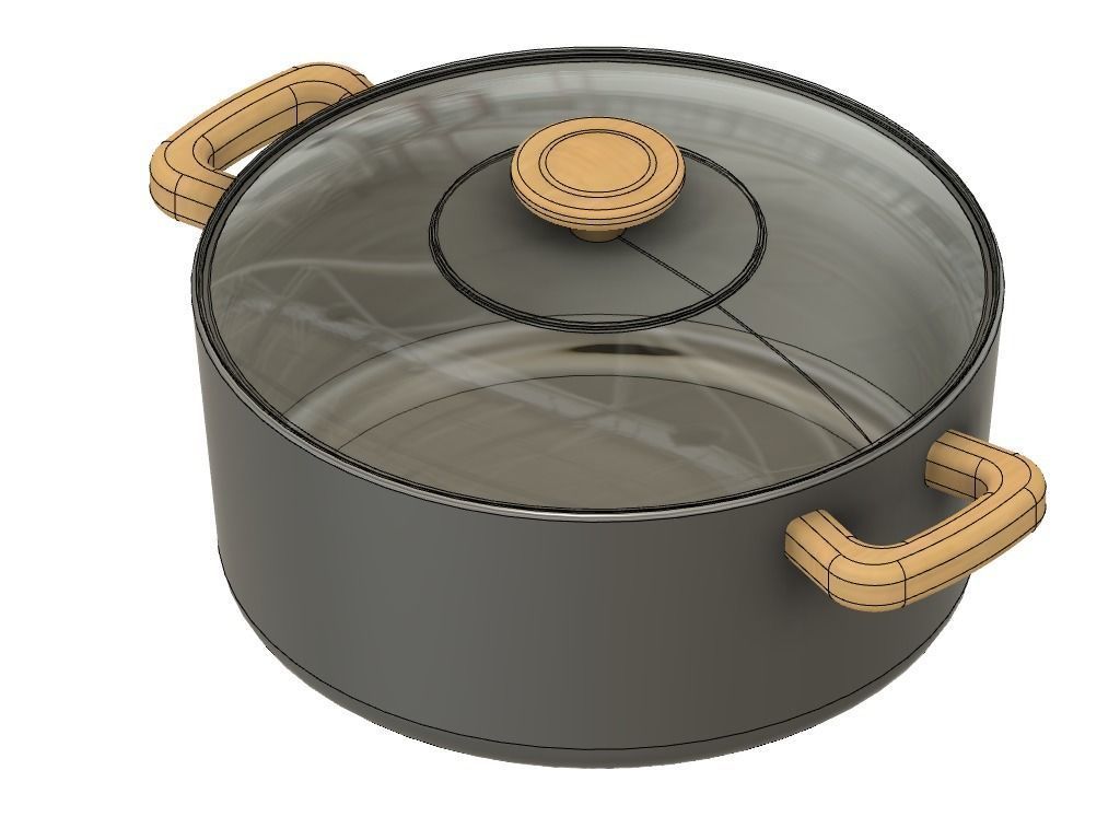 cooking pot 3d model  3D model_6