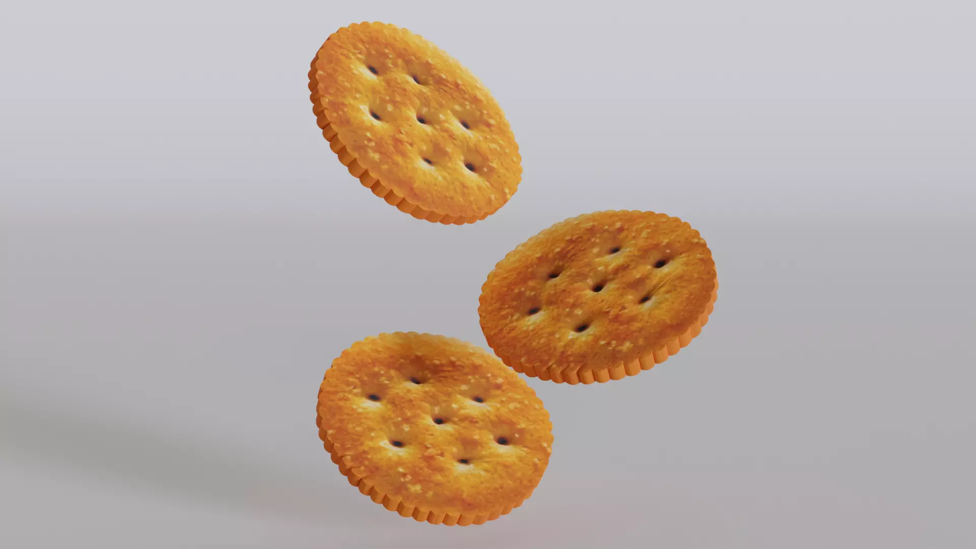 Ritz Cracker  3D model_0