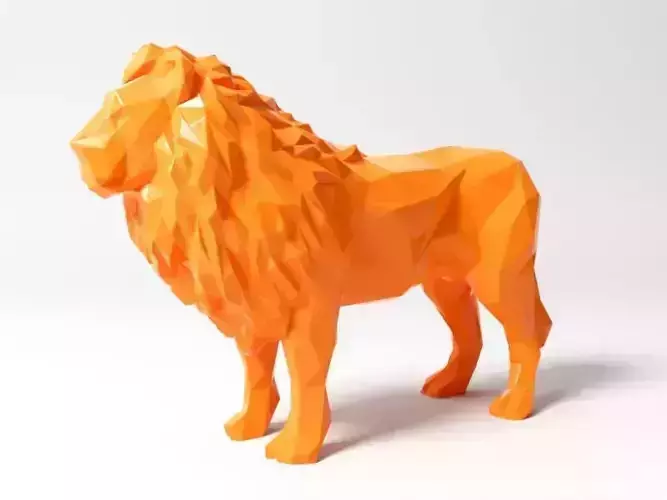 Polygon Lion