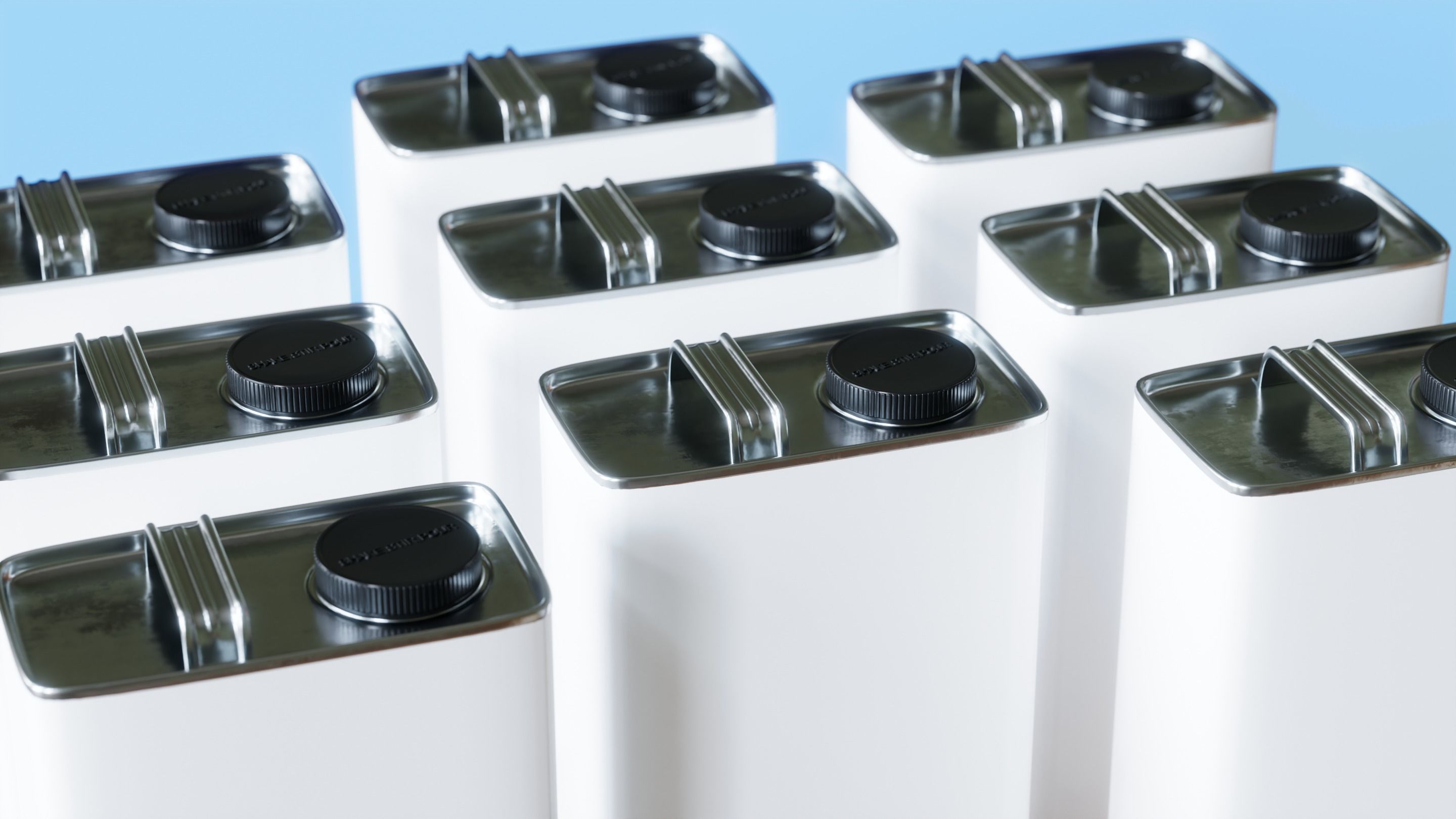 Paint Can 1 Gallon F-Style Oblong 3D Model 3D model_7