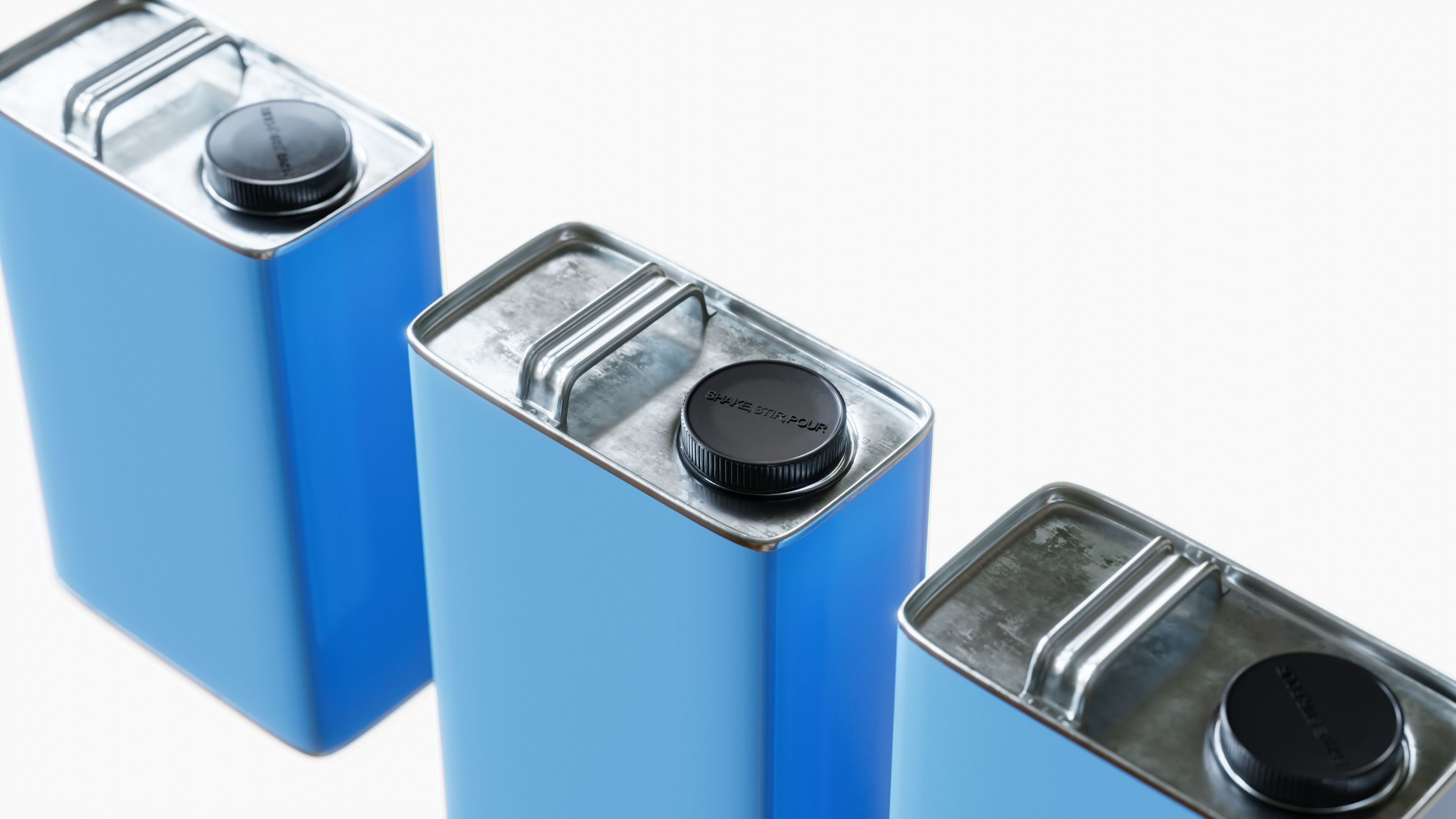 Paint Can 1 Gallon F-Style Oblong 3D Model 3D model_6