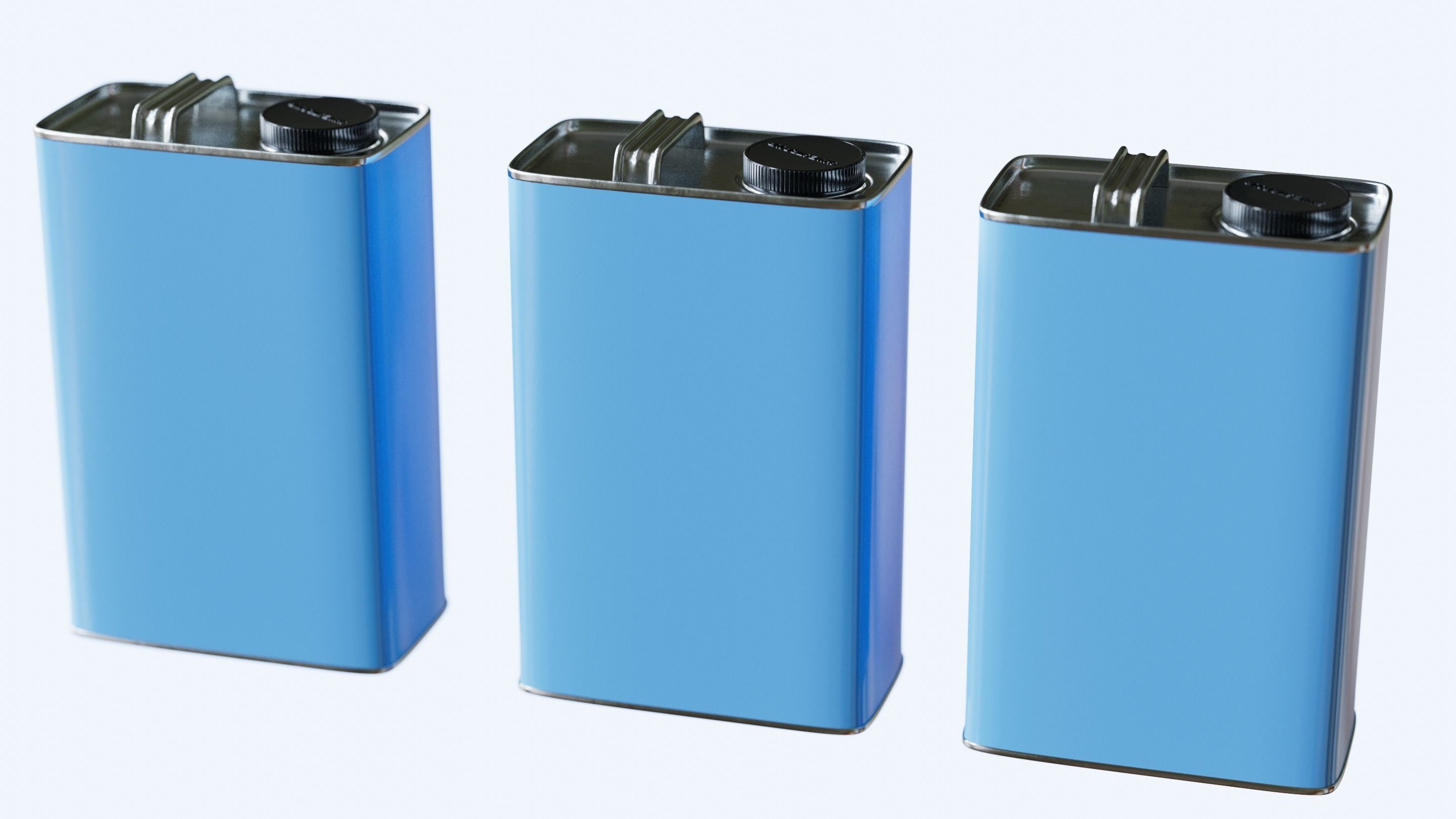 Paint Can 1 Gallon F-Style Oblong 3D Model 3D model_13