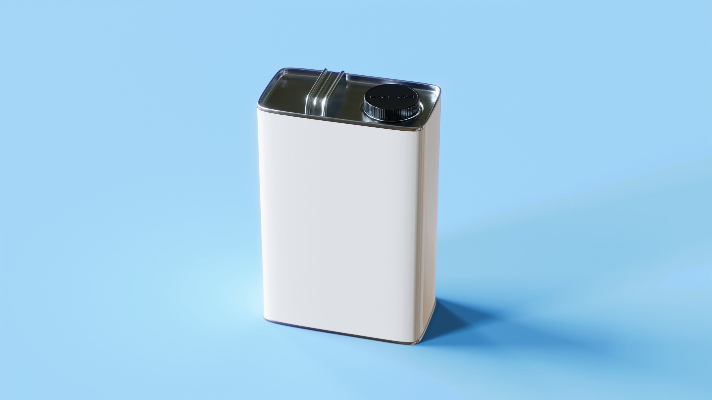Paint Can 1 Gallon F-Style Oblong 3D Model 3D model_3