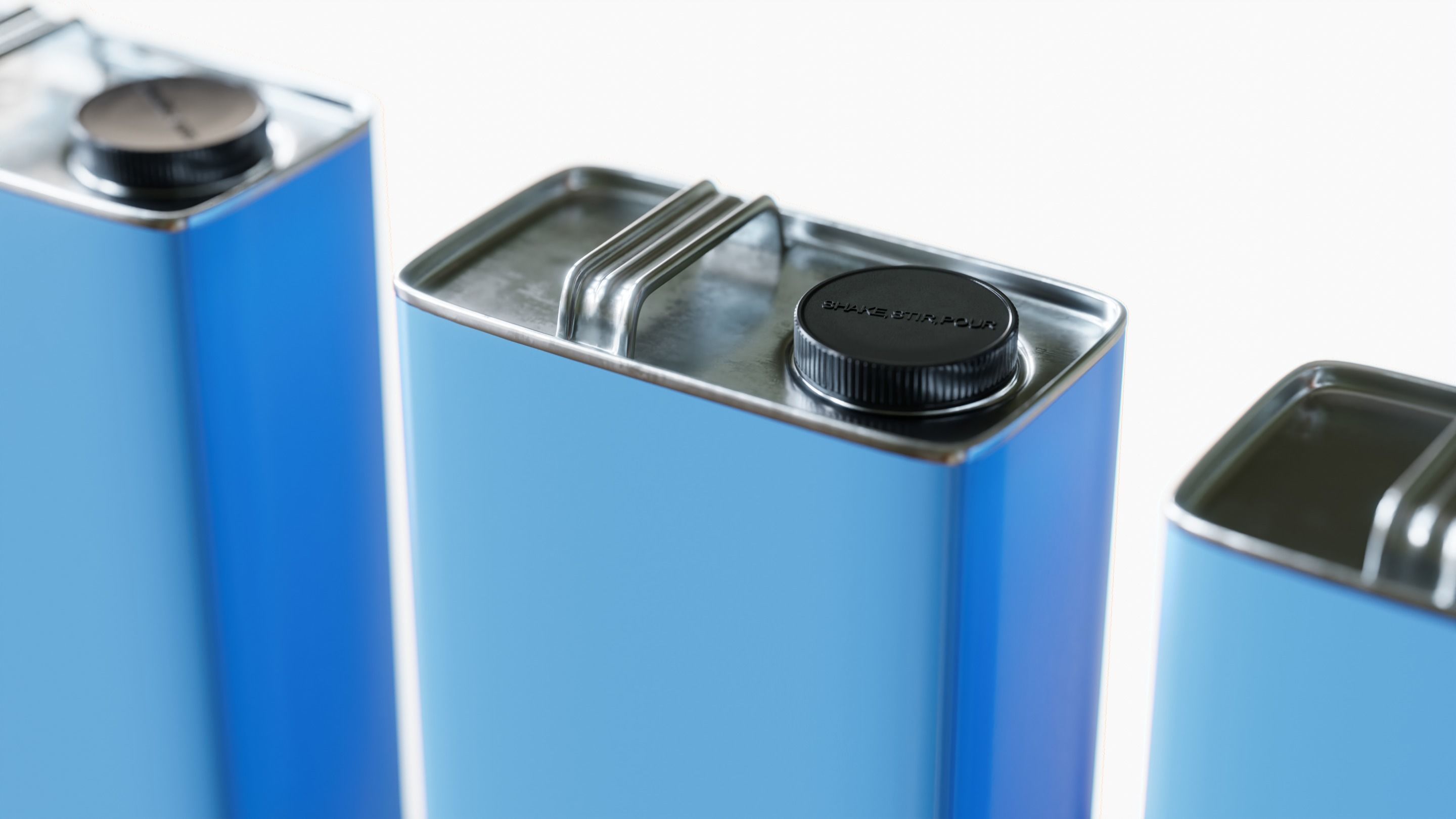 Paint Can 1 Gallon F-Style Oblong 3D Model 3D model_12