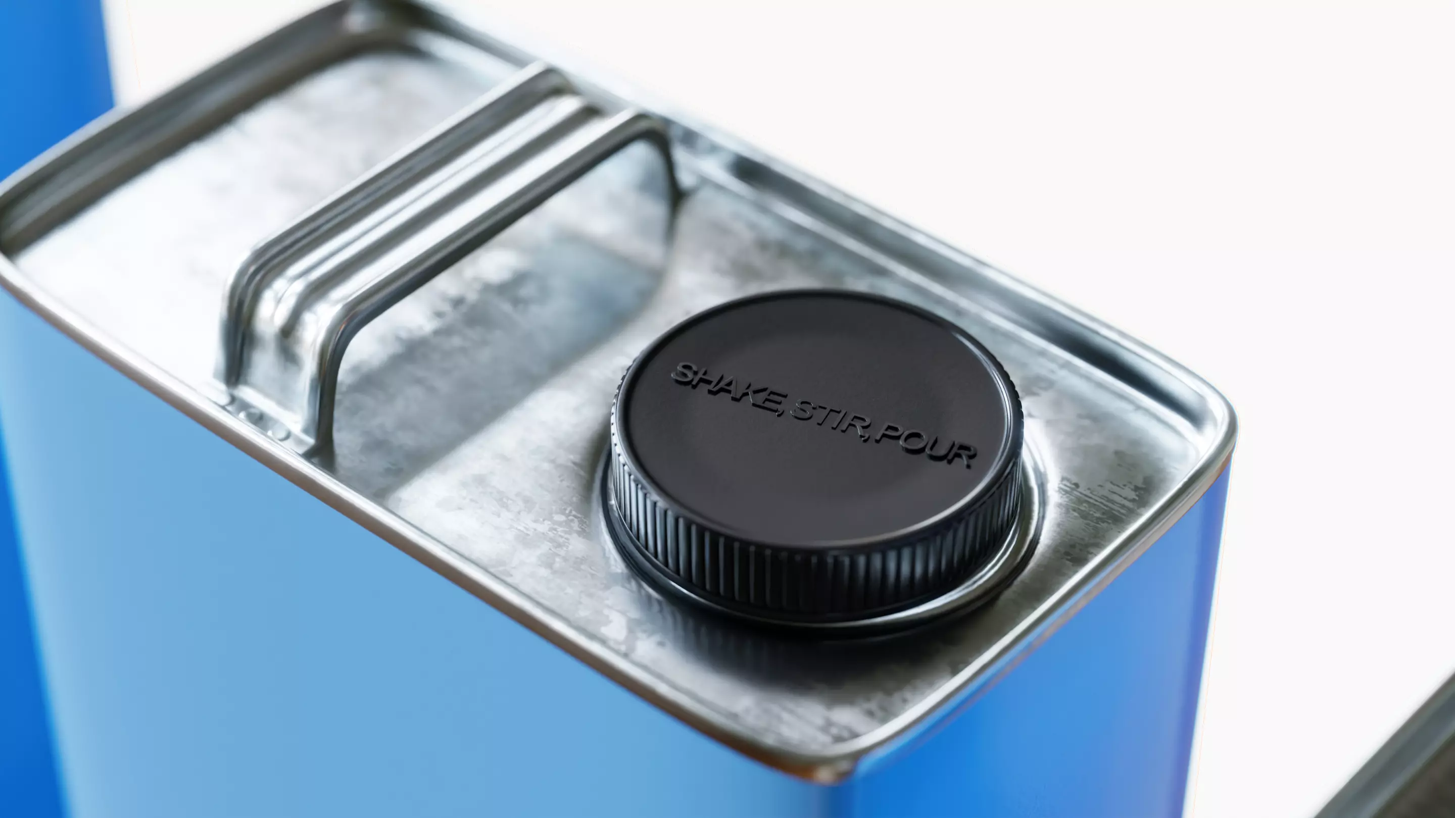 Paint Can 1 Gallon F-Style Oblong 3D Model 3D model_0