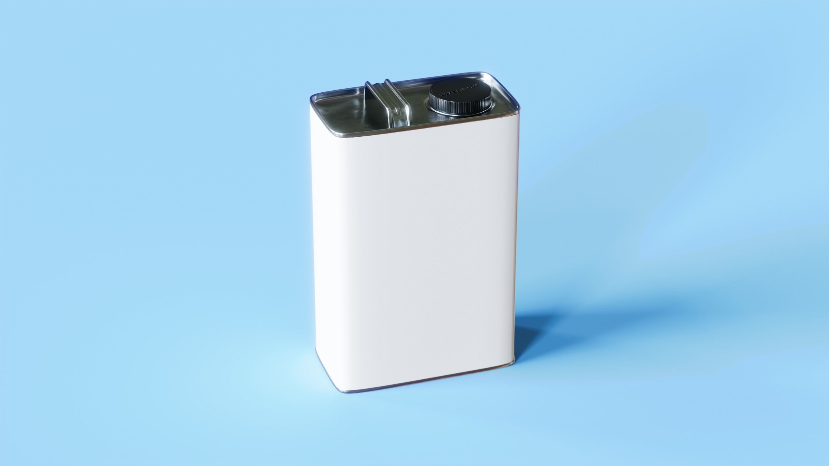 Paint Can 1 Gallon F-Style Oblong 3D Model 3D model_5