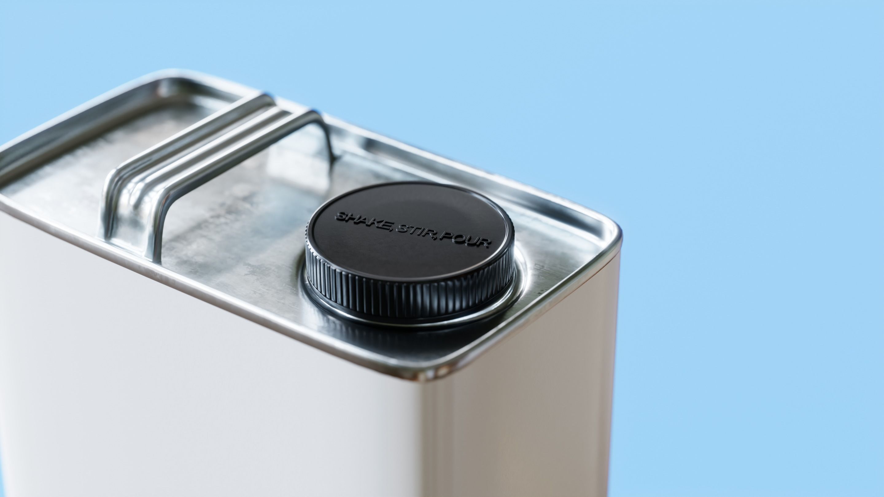 Paint Can 1 Gallon F-Style Oblong 3D Model 3D model_9