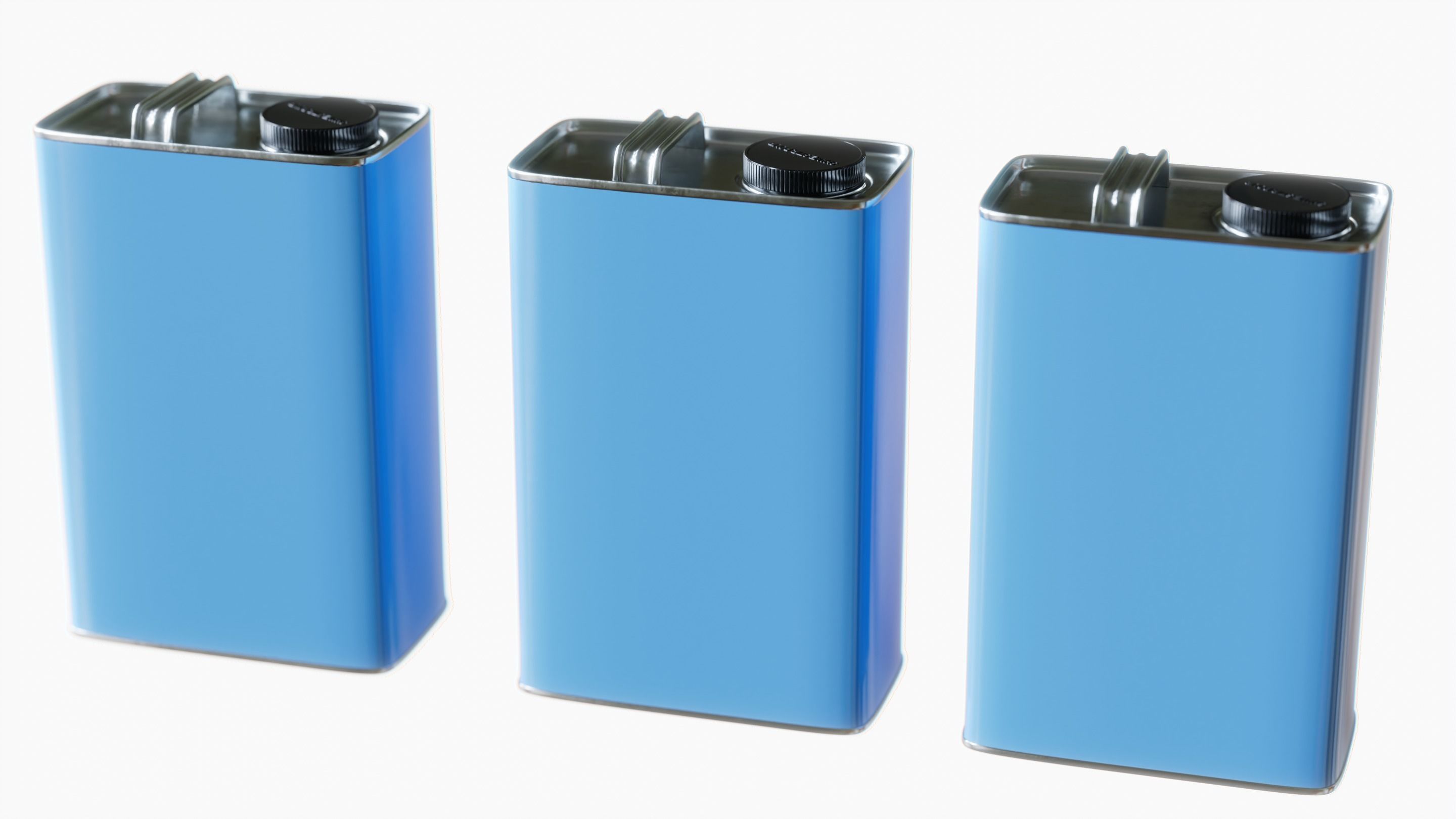 Paint Can 1 Gallon F-Style Oblong 3D Model 3D model_10